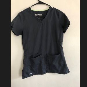 Dark gray Grey’s Anatomy scrub top